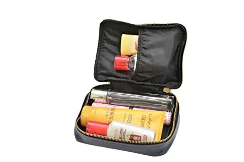 Customized Women's Croc Sling Bag   Mini Make up kit - Pink Royal Blue