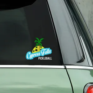 Cypress Falls Pickleball Decal - Bumper Sticker