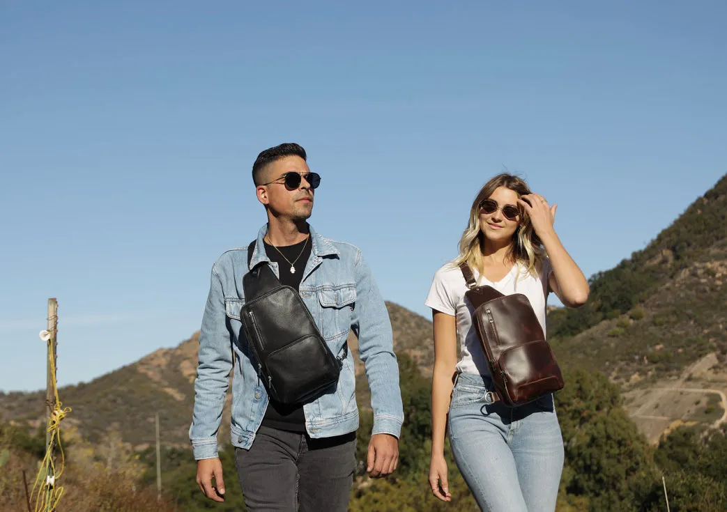 Daily Vintage Buffalo Leather Sling Bag