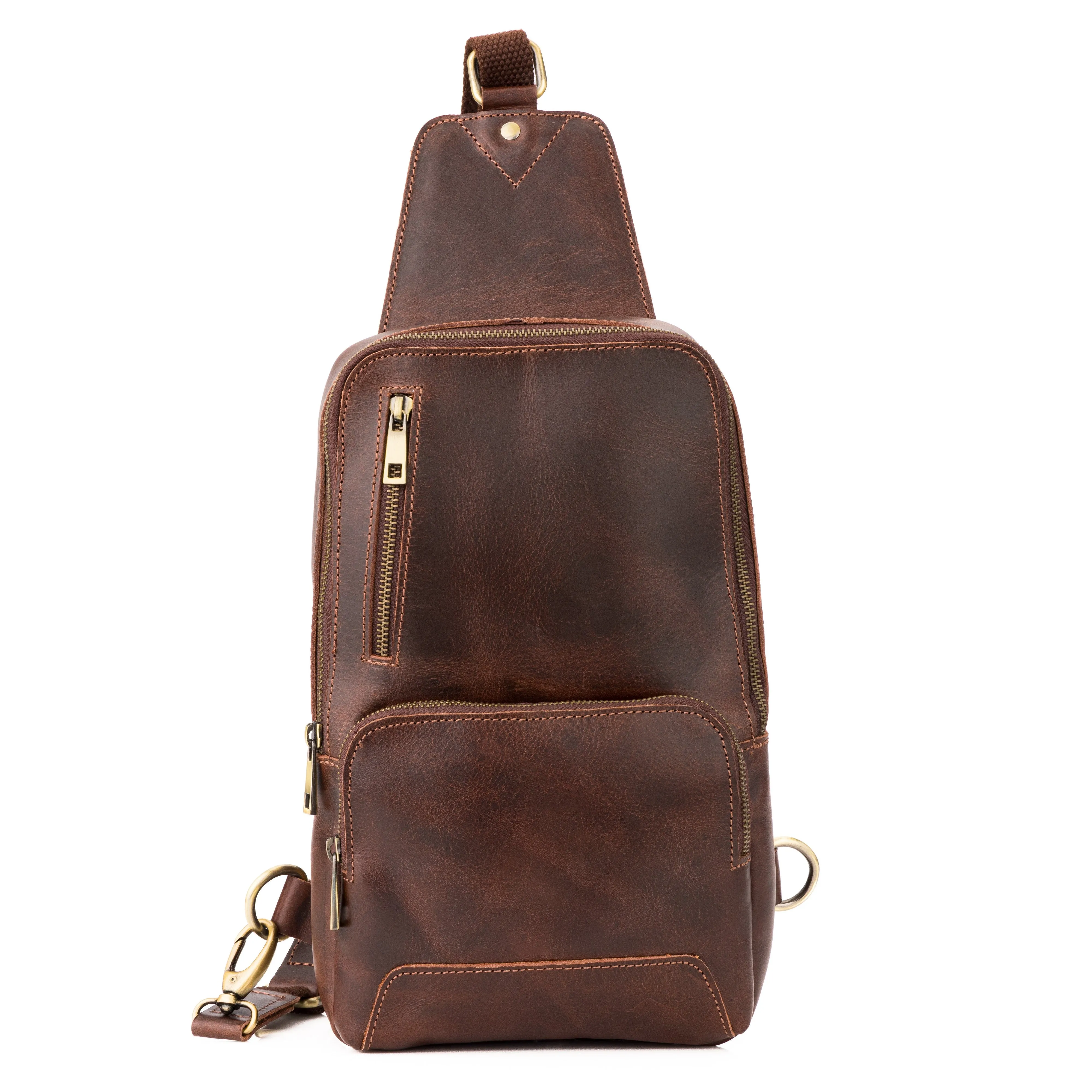 Daily Vintage Buffalo Leather Sling Bag