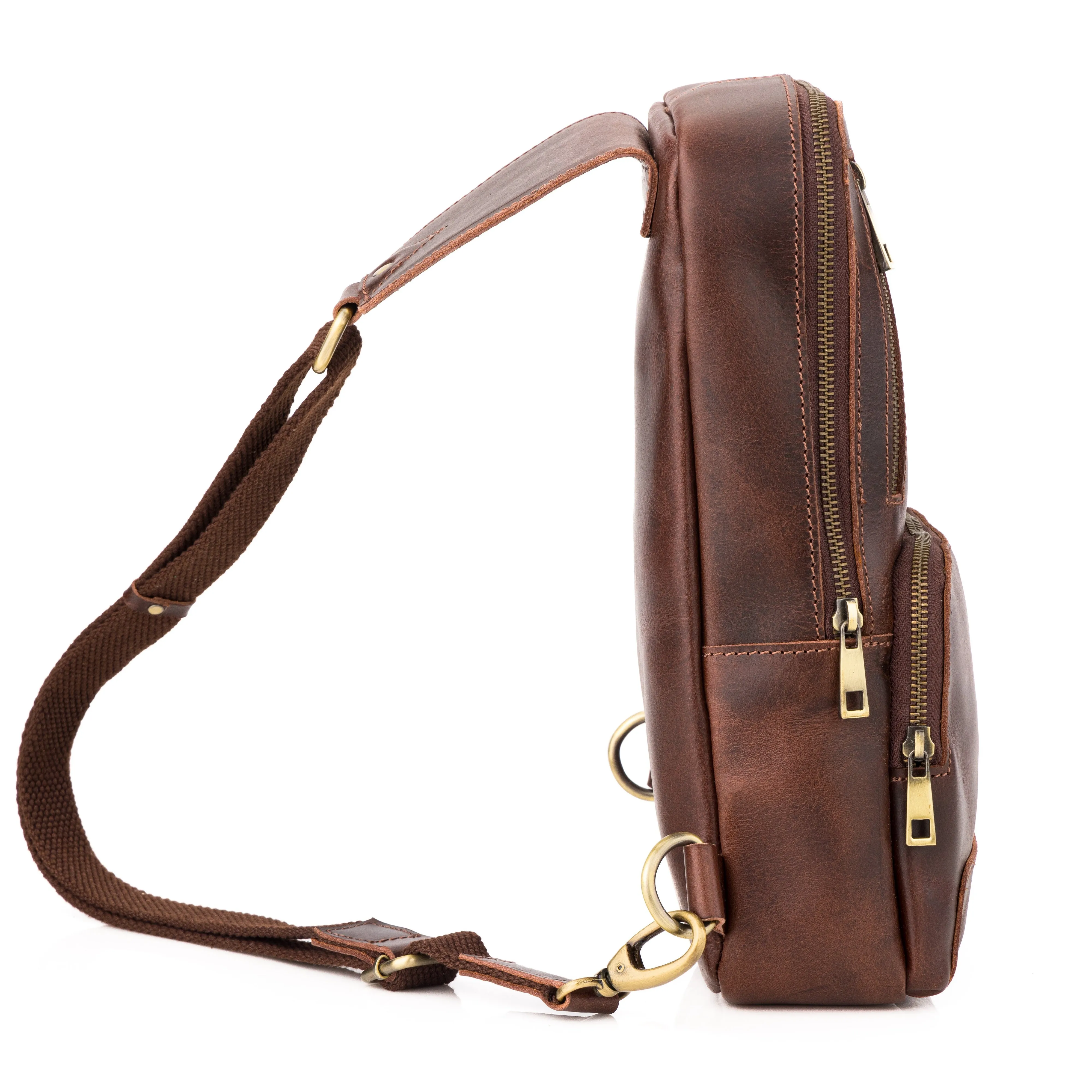 Daily Vintage Buffalo Leather Sling Bag