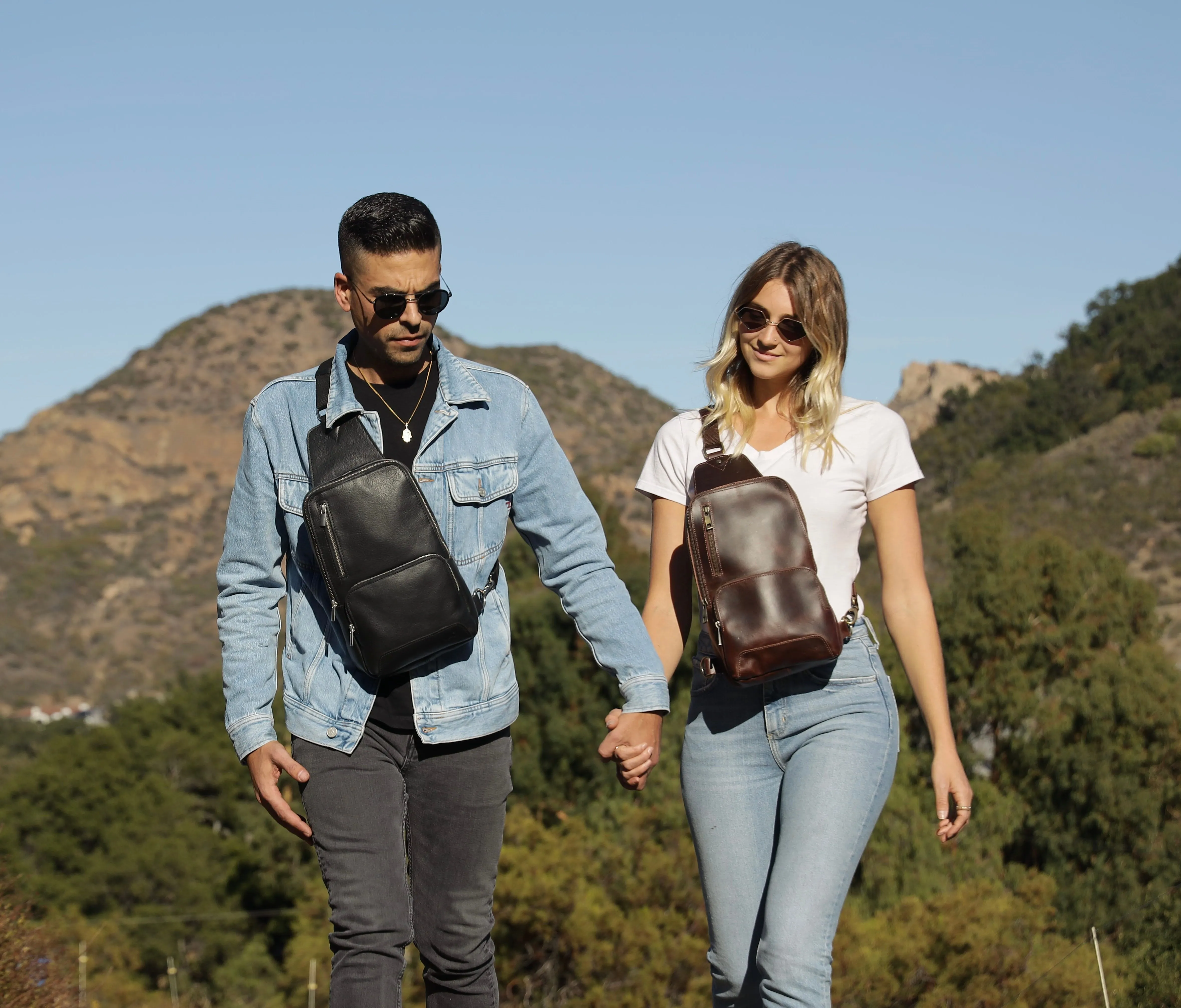 Daily Vintage Buffalo Leather Sling Bag