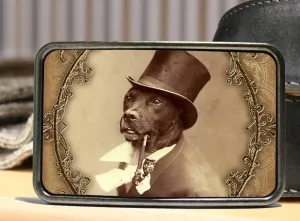 Dapper Dog  Belt Buckle