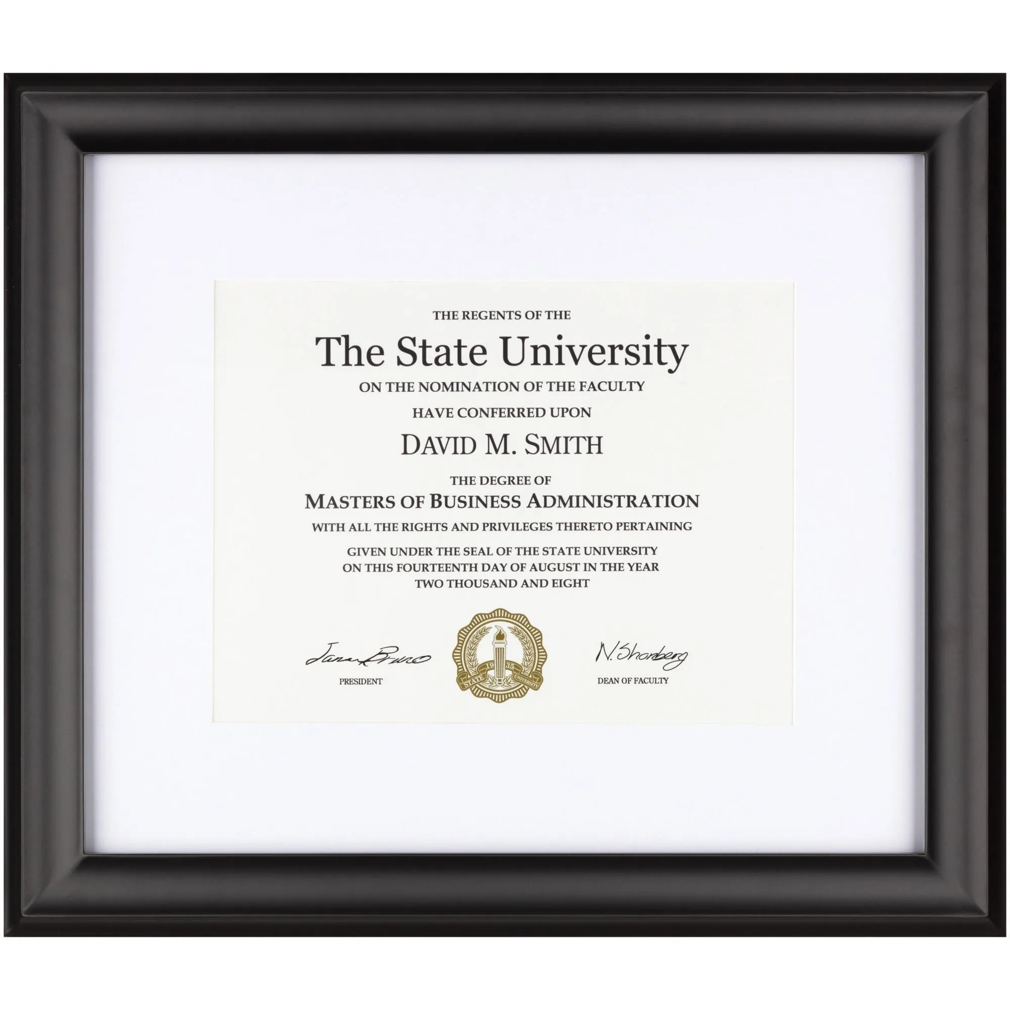 DAX Elegant Border 13x15 Document Frame