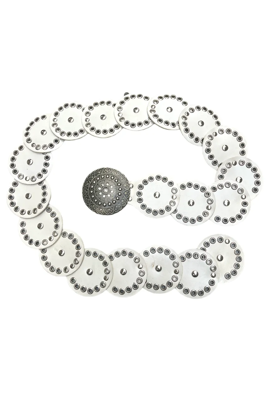 DEAD STOCK WHITE DISC BELT