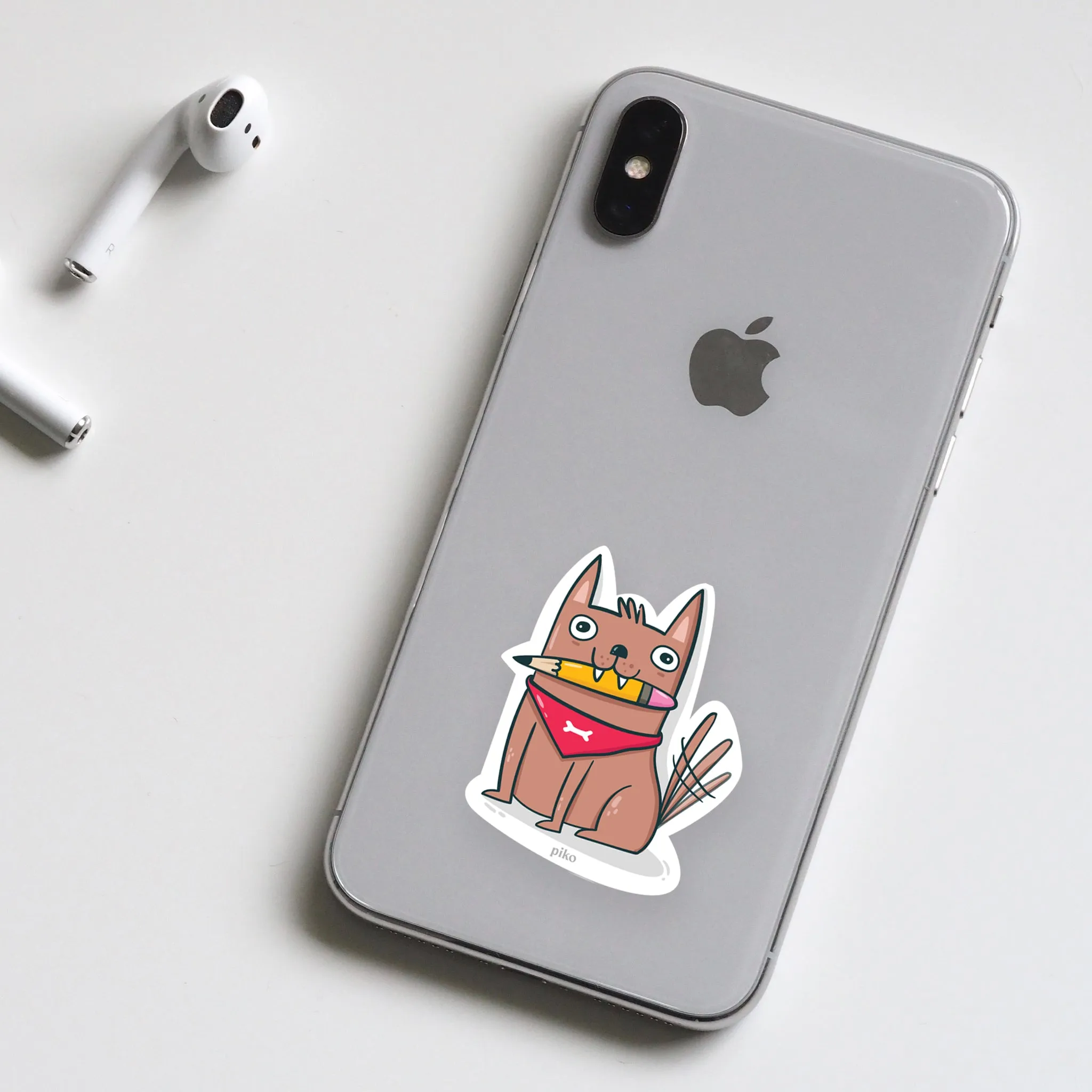 Decal Sticker / Pencil Dog
