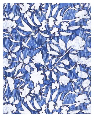 Deep Blue Garden Fine Art Print