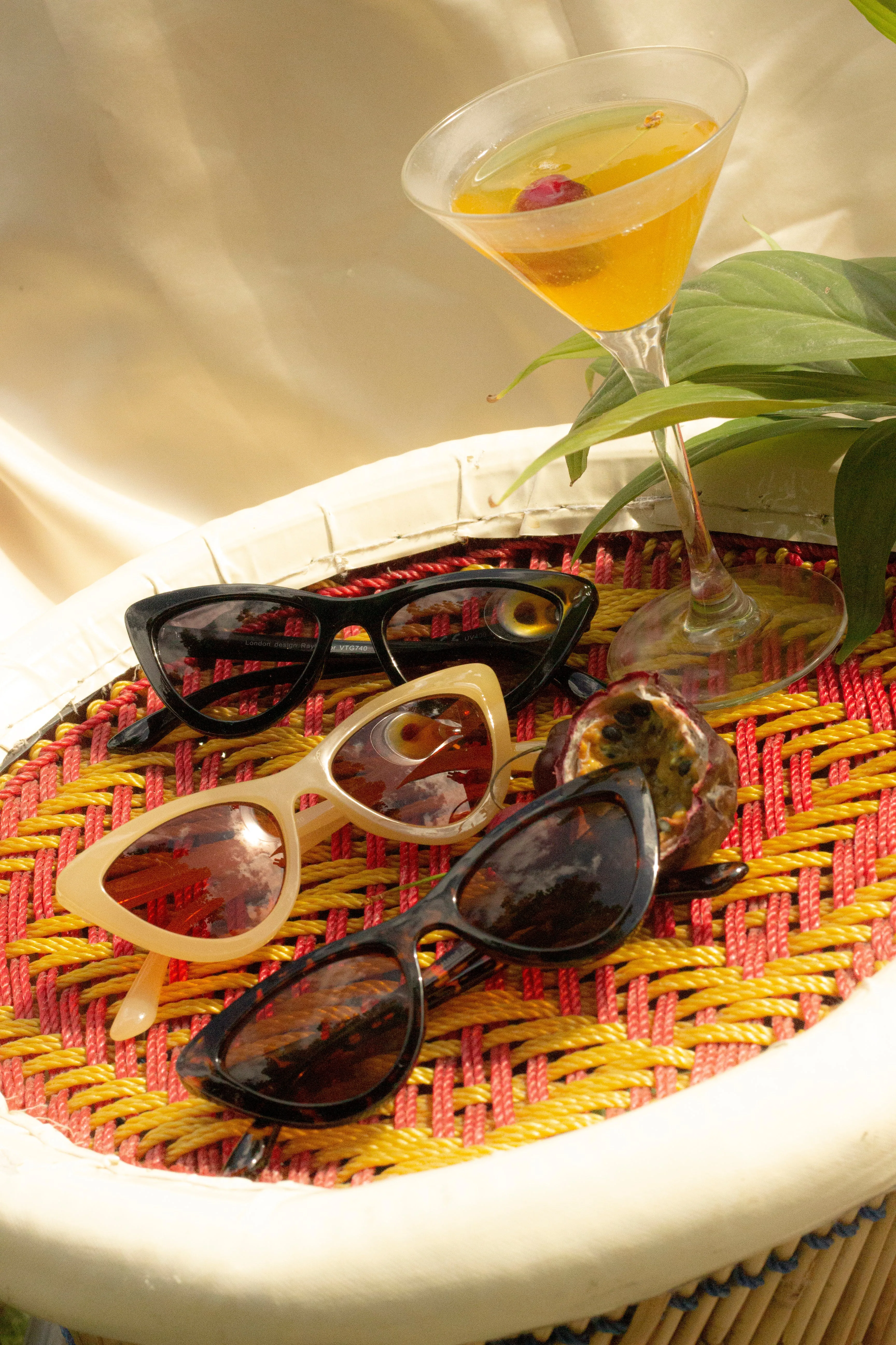 Deep Mini Cat Eye Sunglasses