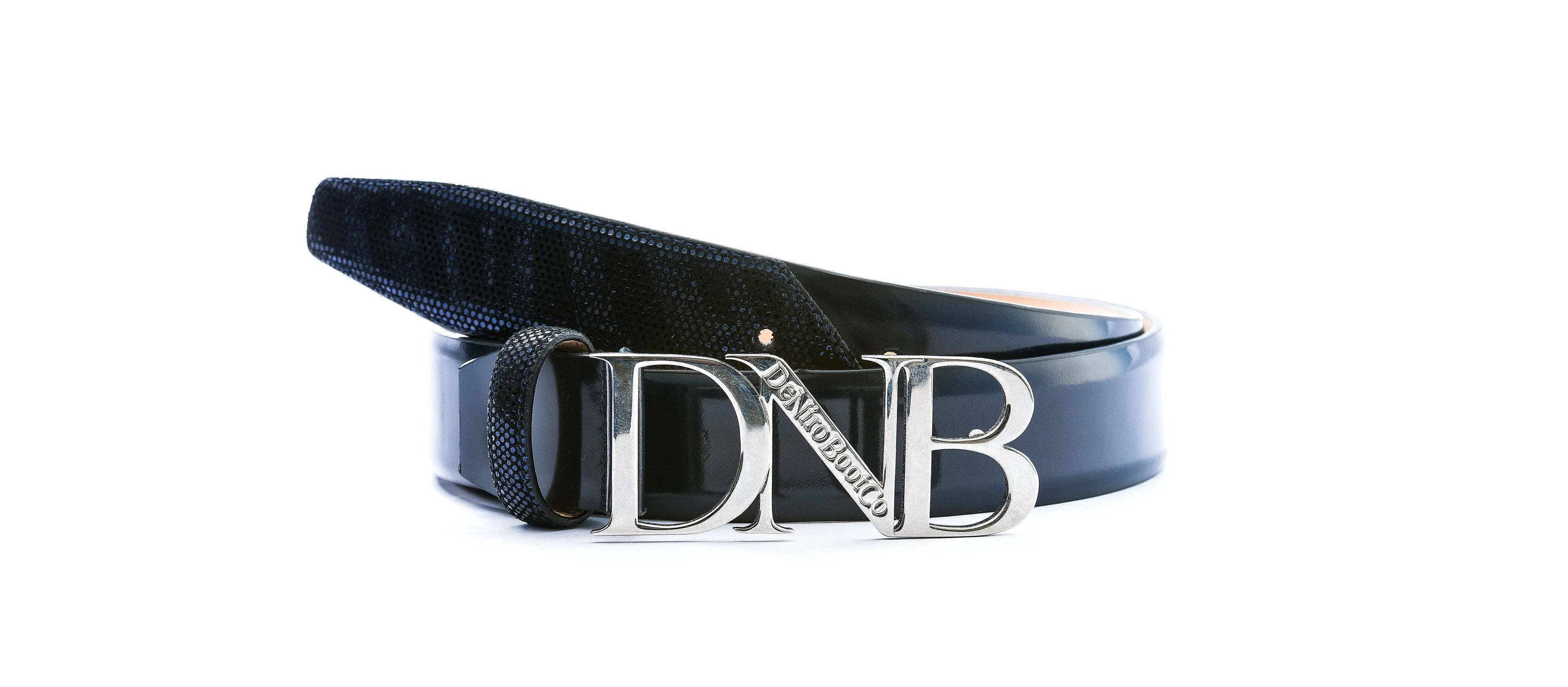 Deniro Incanto Brushed Blue Belt