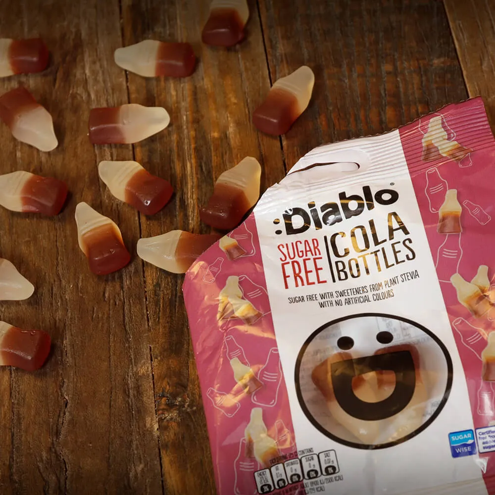 Diablo Winegum Mixed - 6x75g. (Sugar Free)
