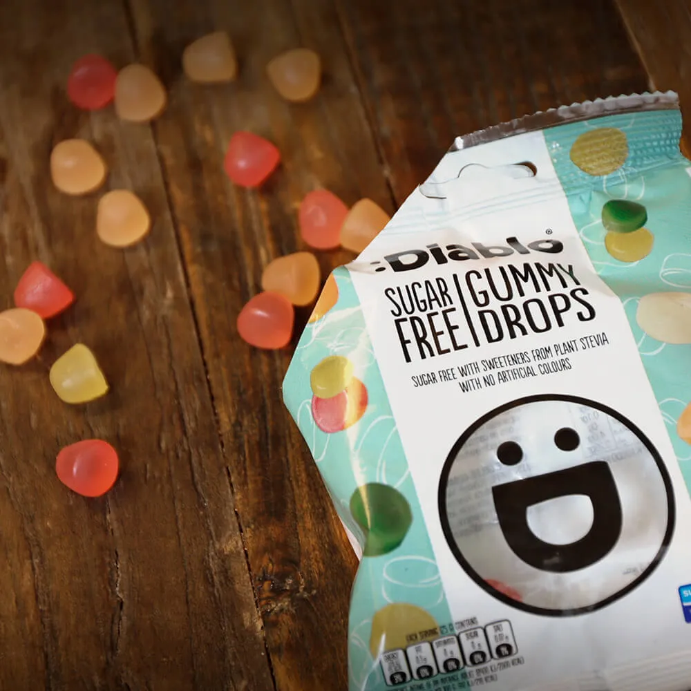 Diablo Winegum Mixed - 6x75g. (Sugar Free)