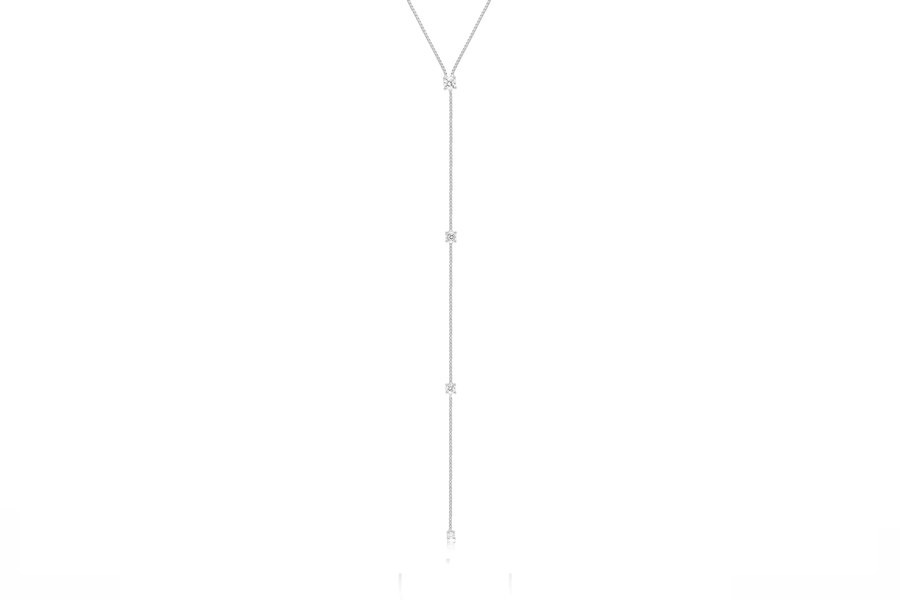 Diamond Callae Lariat Necklace