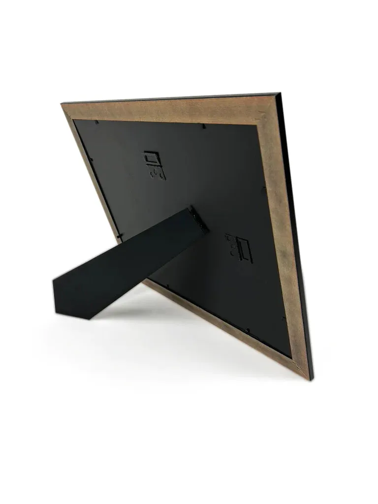 Diploma Frame with Tassel Holder in Real Wood Glossy Cherry with Gold Trim