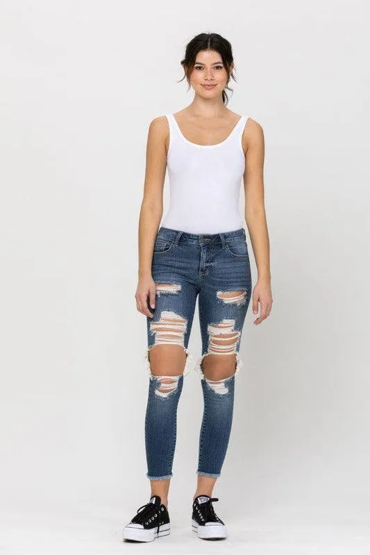 DISTRESSED SKINNY JEANS