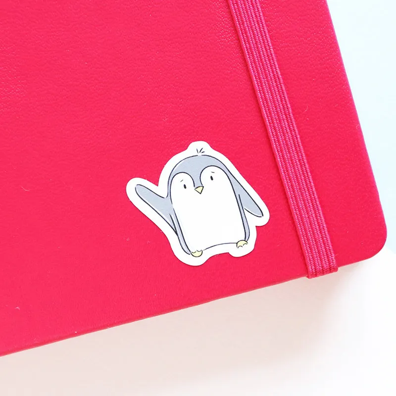 Do Cool Stuff Penguin Sticker Sheet by Sian Shrimpton