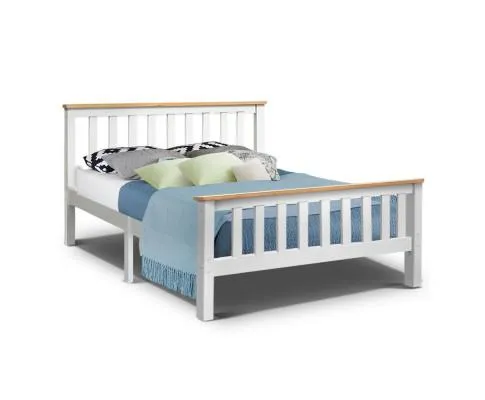 Double Full Size Wooden Bed Frame PONY Timber Mattress Base Bedroom Kids