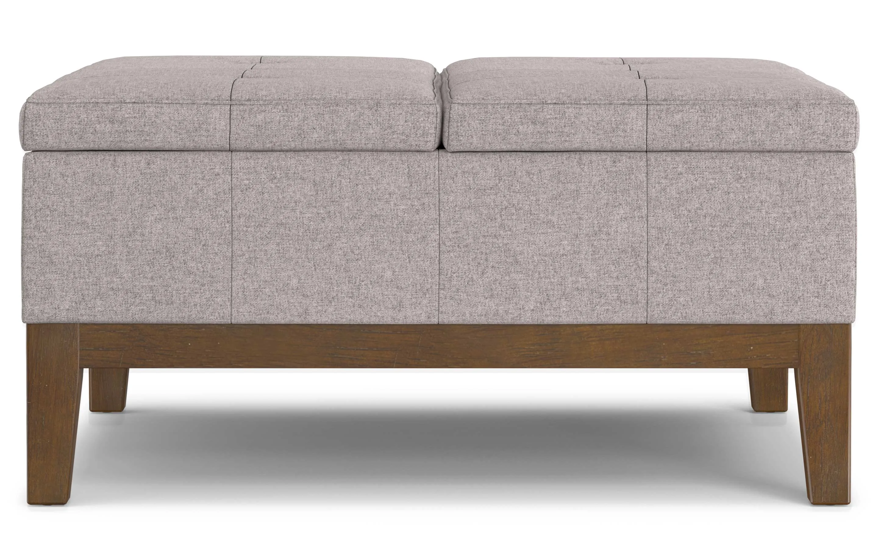 Dover Lift Top Coffee Table Storage Ottoman In Linen