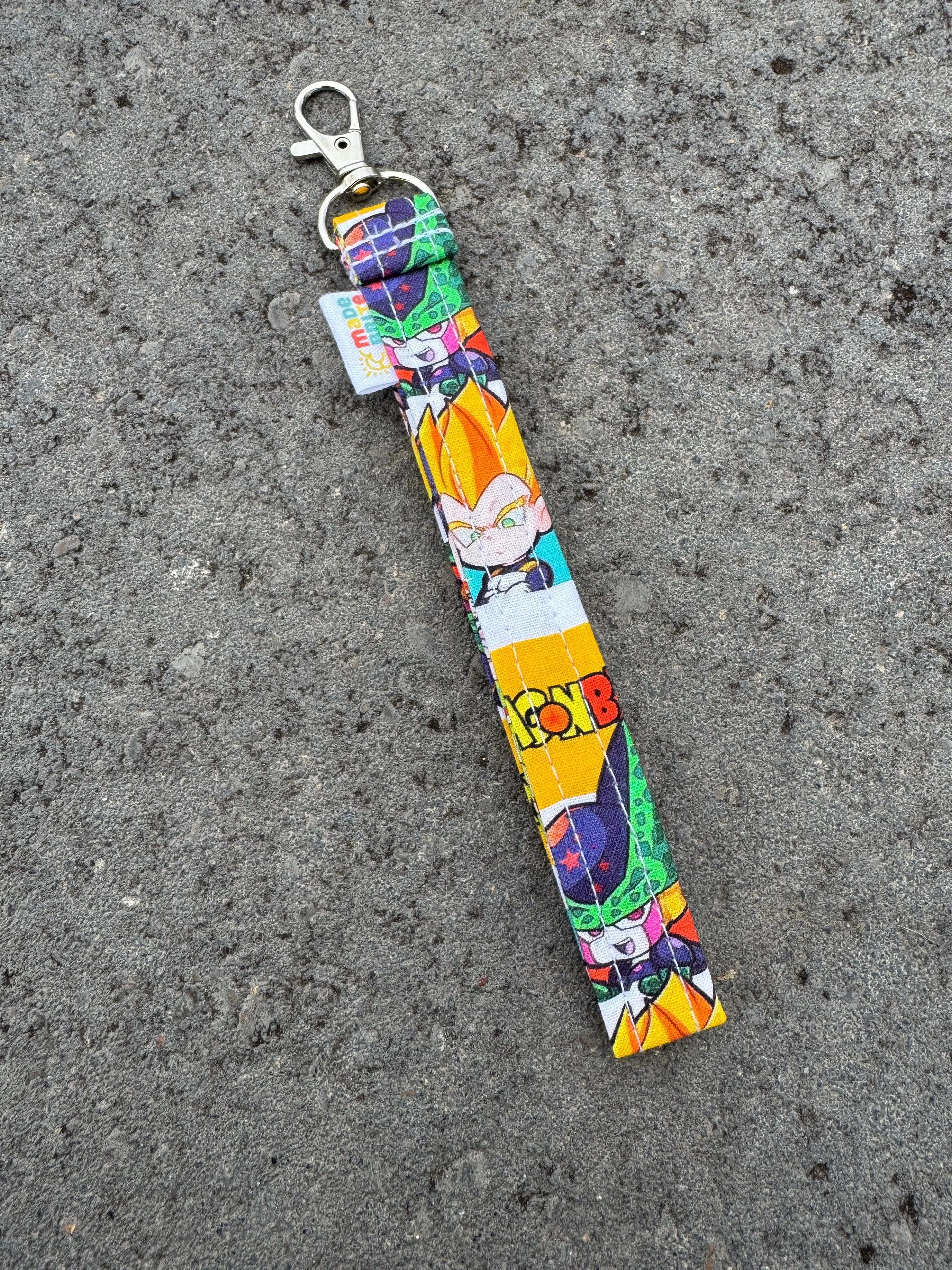 Dragon Ball Z Wristlet Keychain Key Fob