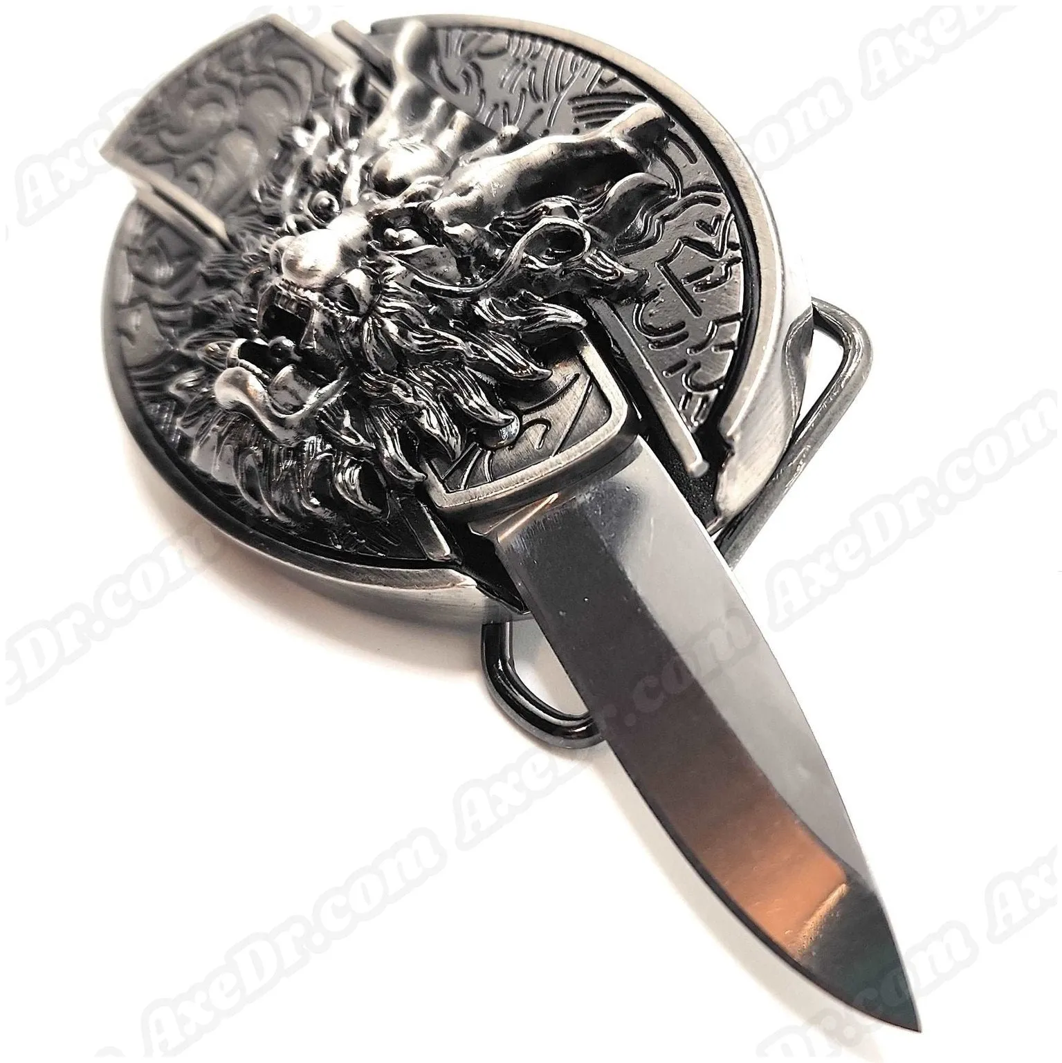 Dragon Head Folding Knife Belt Buckle