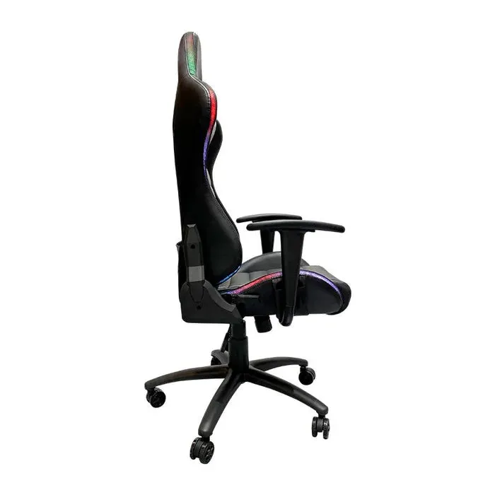 Dragon War GC-015 Led Racing Chair (Black), 4D Armrest