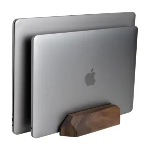 Dual vertical laptop stand - Oakywood