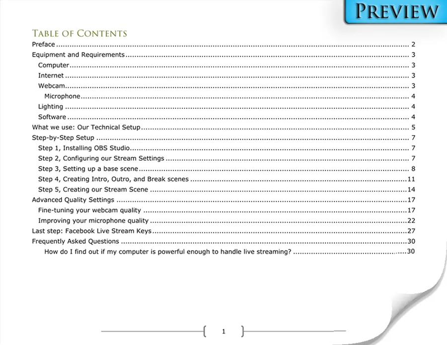 E-Book: Streaming to Social Media for Businesses - Step by Step Guide