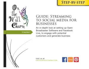 E-Book: Streaming to Social Media for Businesses - Step by Step Guide