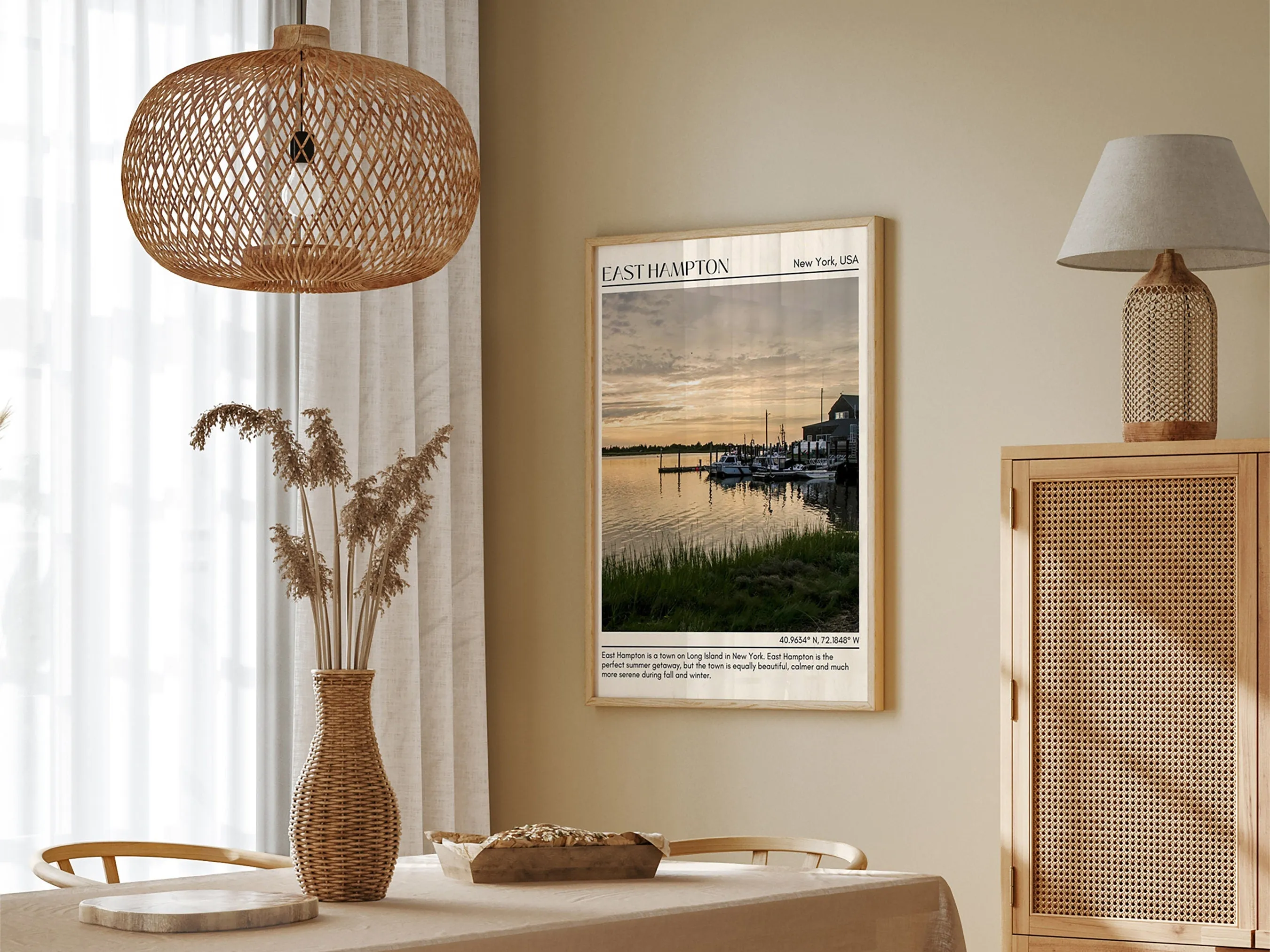 East Hampton Wall Canvas, USA