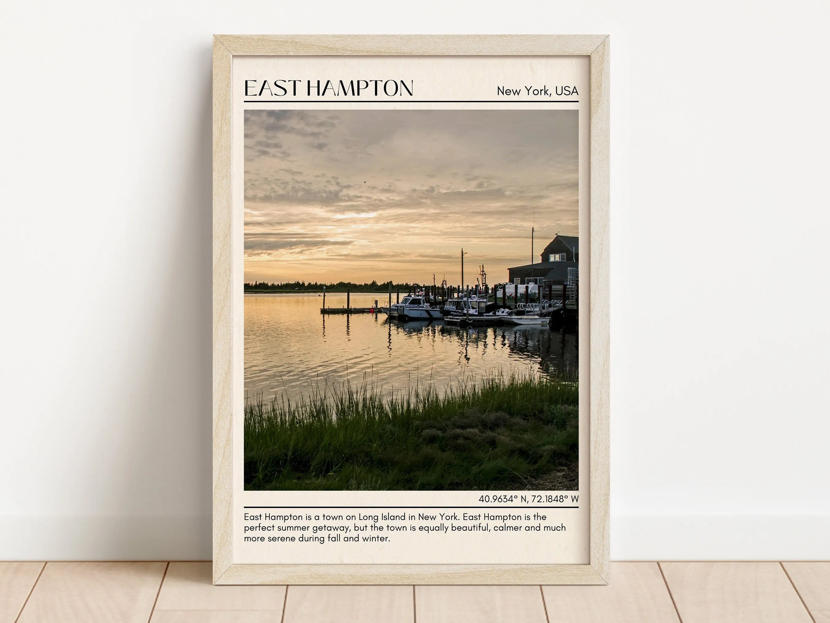 East Hampton Wall Canvas, USA