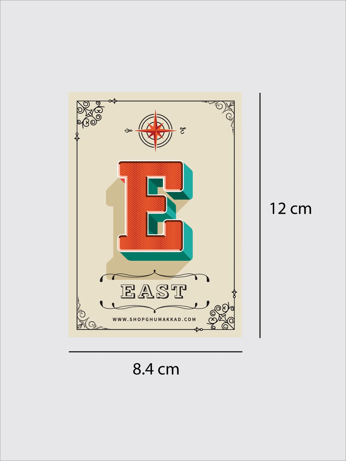 East  | Laptop / Car Sticker