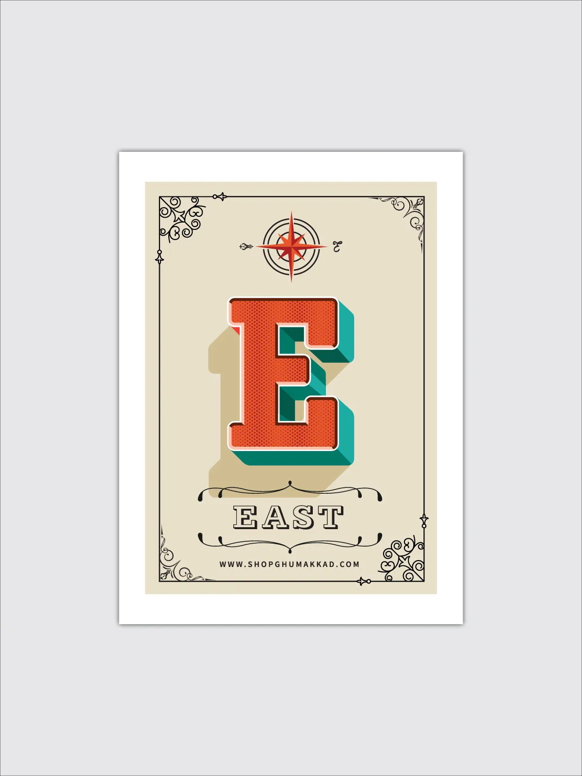 East  | Laptop / Car Sticker