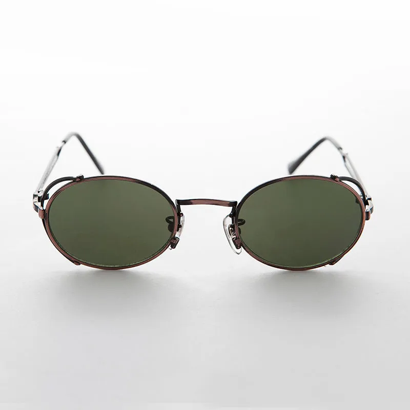 Elegant Steampunk Sunglass with Cut Out Design - Silas