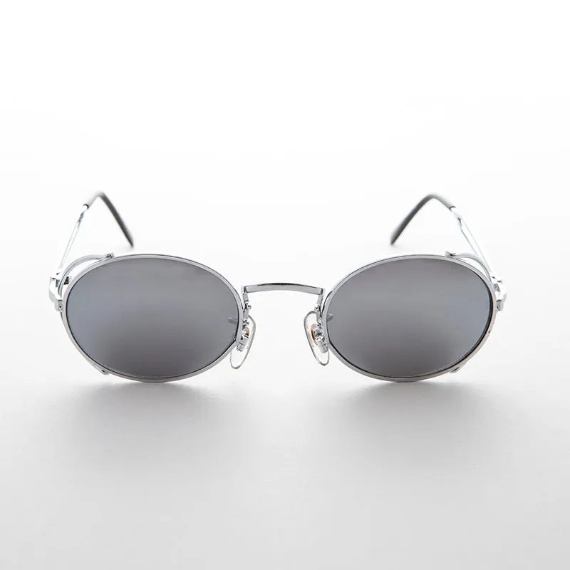 Elegant Steampunk Sunglass with Cut Out Design - Silas