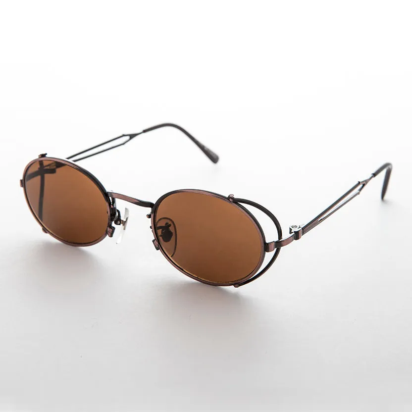 Elegant Steampunk Sunglass with Cut Out Design - Silas