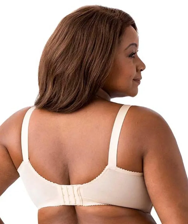 Elila Embroidered Lace Wire-Free Bra - Nude