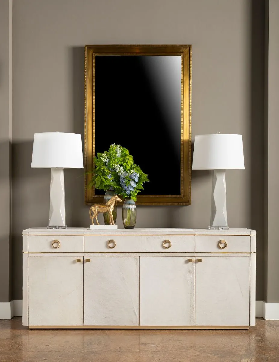 Ellen Large Mirror / Antique Brass