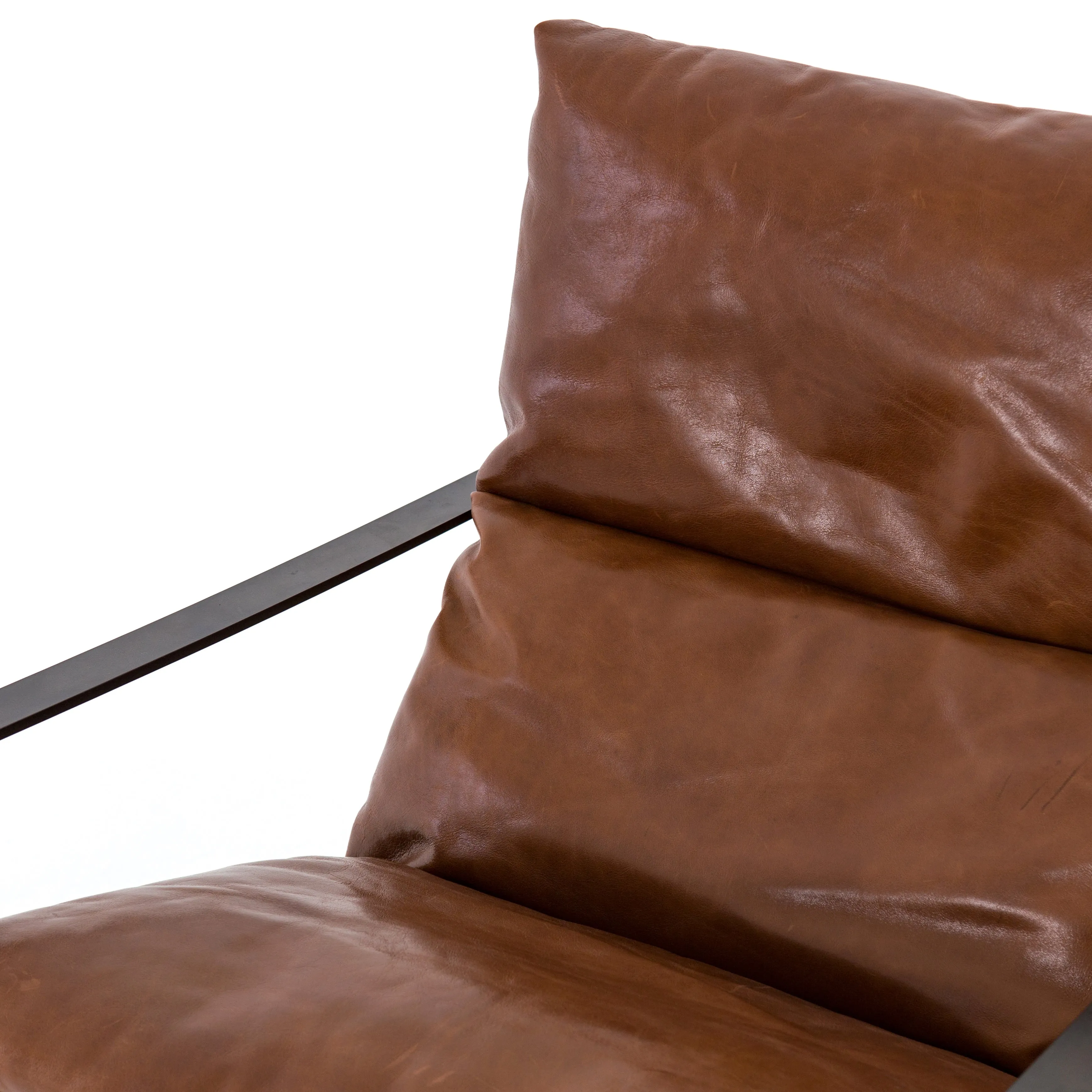 Emmett Leather Sling Chair - Dakota Tobacco
