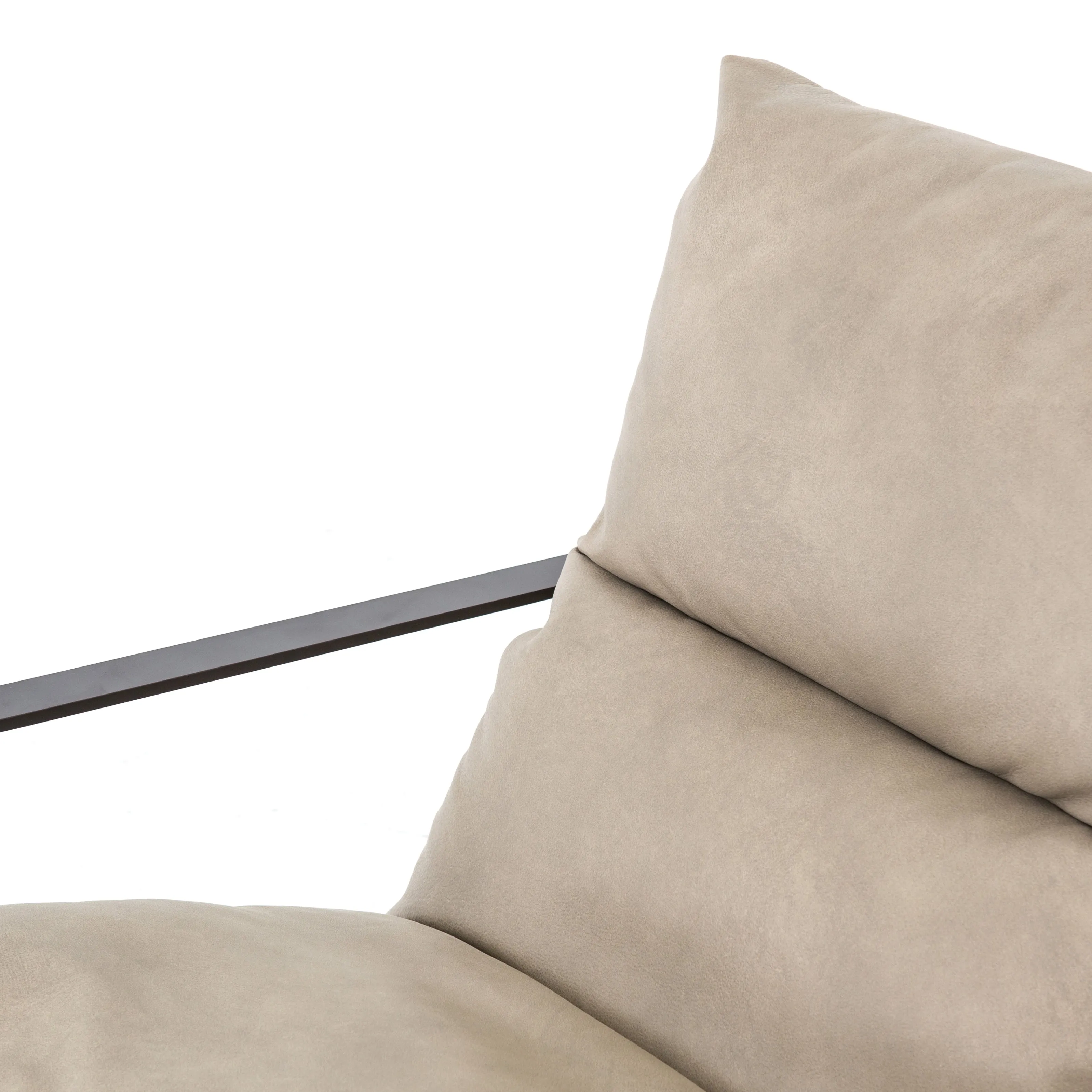 Emmett Leather Sling Chair - Umber Natural