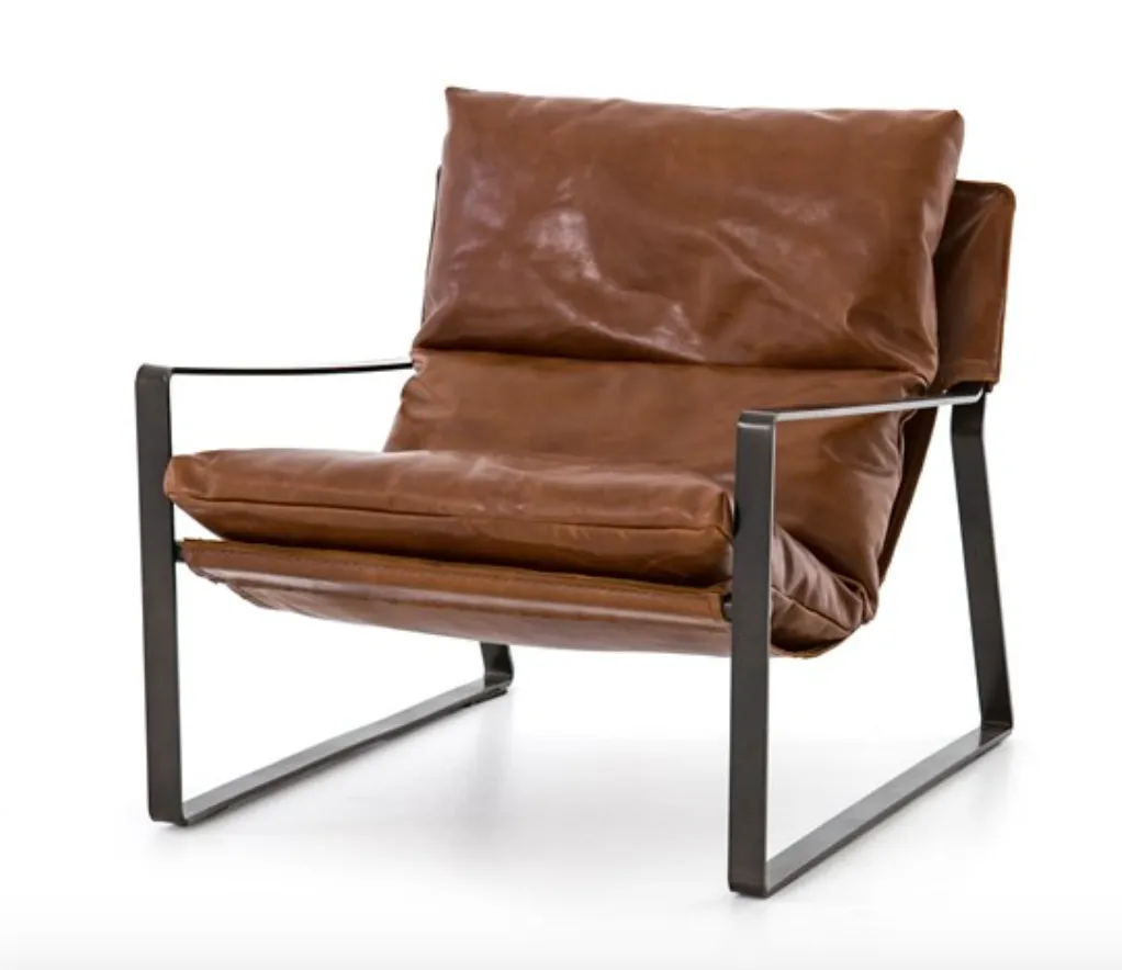 EMMETT SLING CHAIR, DAKOTA TOBACCO