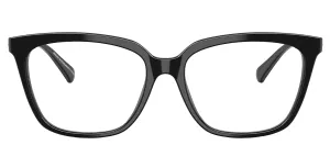 Emporio Armani EA 3248 5017 Cat-Eye Plastic Black Eyeglasses with Logo Stamped Demo Lenses