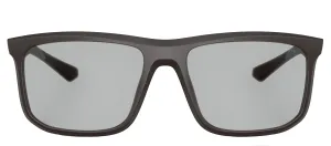 Emporio Armani EA 4234U 618687 Square Plastic Brown Sunglasses with Grey Lens