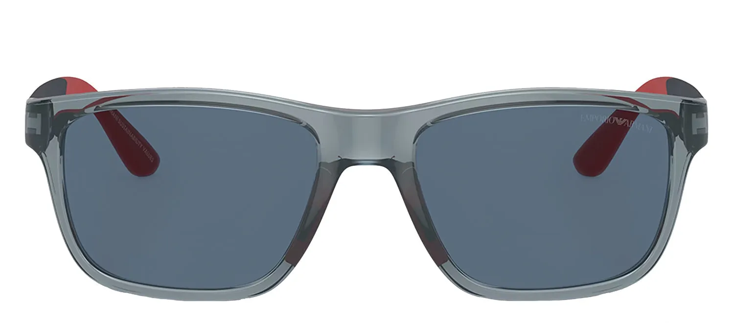 Emporio Armani KIDS EK 4002 507280 Pillow Plastic Blue Sunglasses with Blue Lens