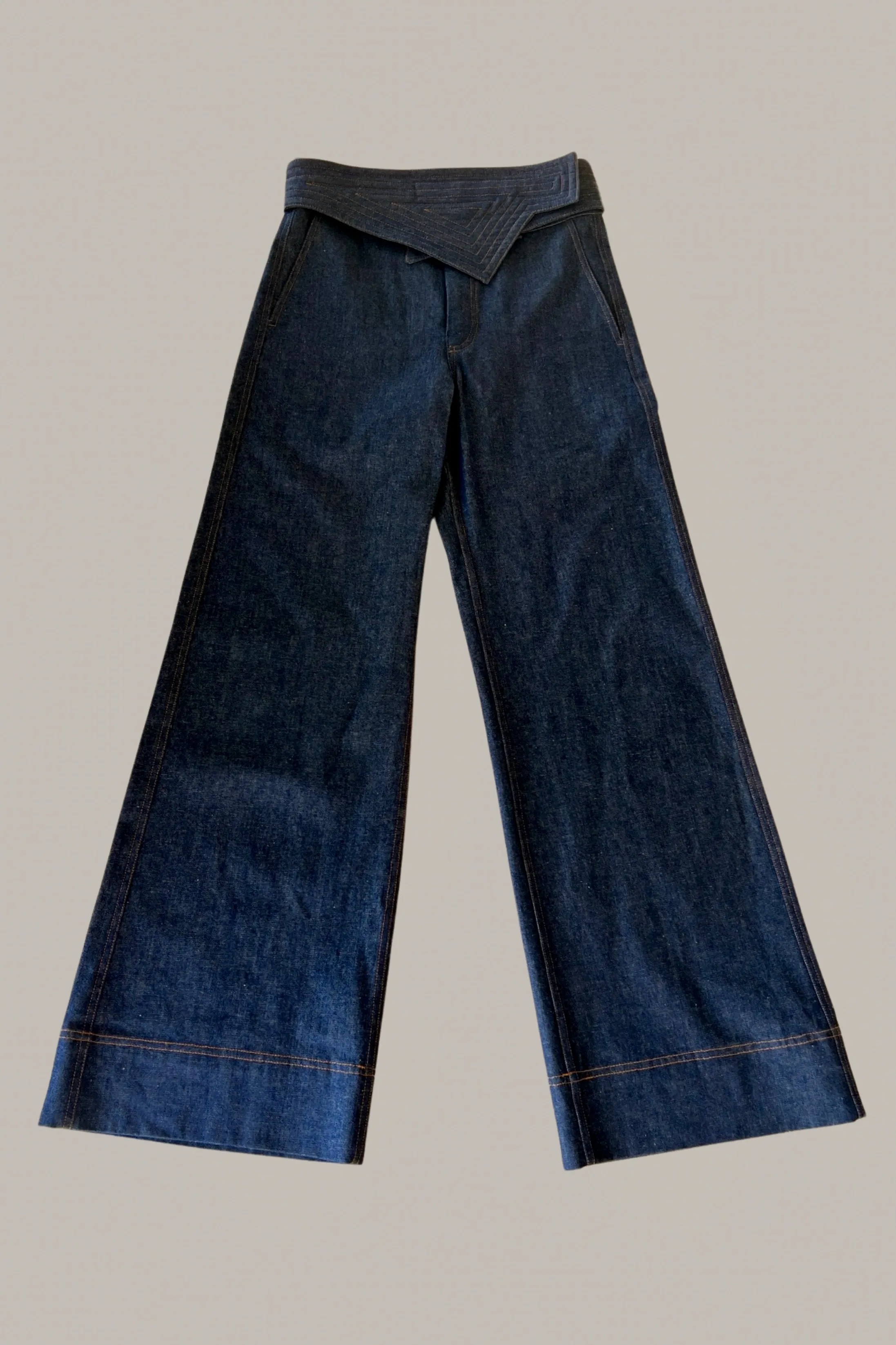 Envelope Trousers Indigo Dark Denim {Made to Order}