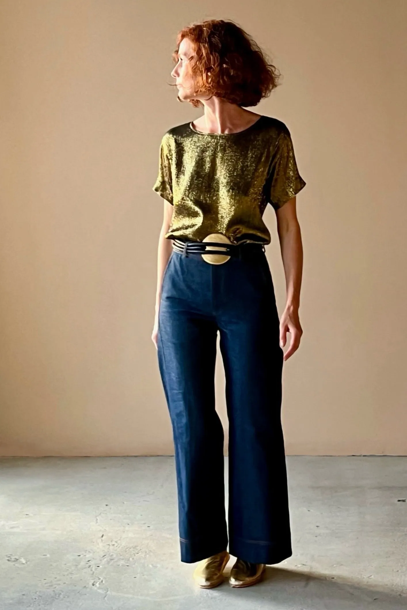 Envelope Trousers Indigo Dark Denim {Made to Order}