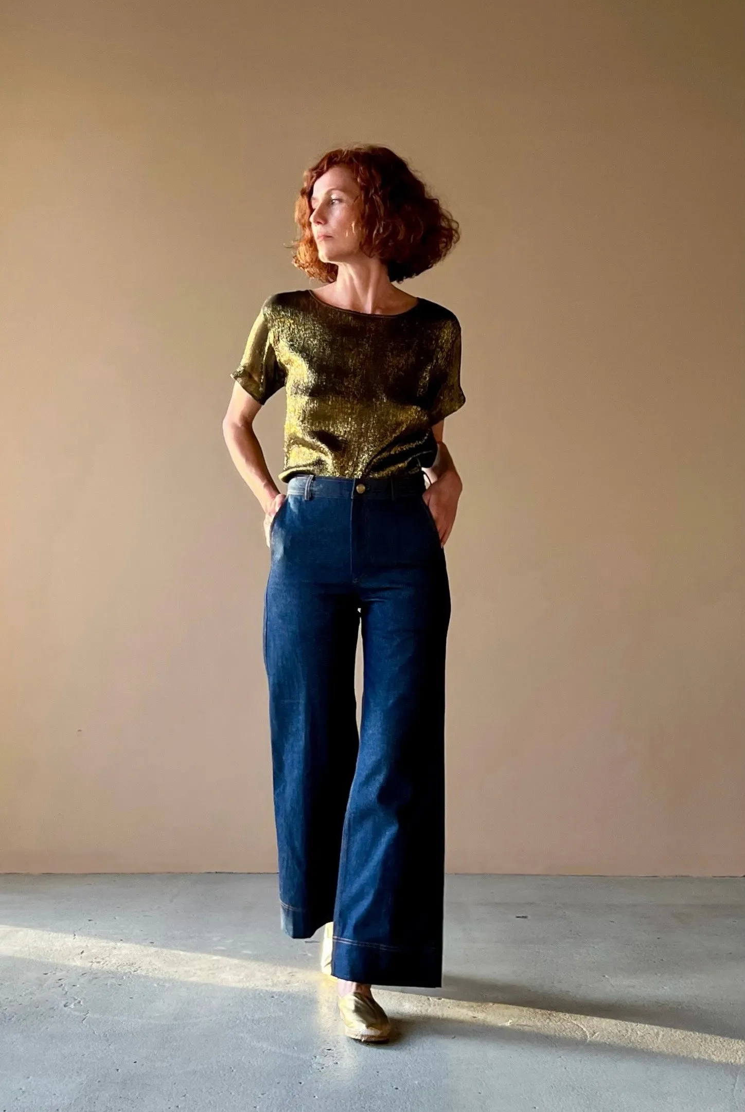 Envelope Trousers Indigo Dark Denim {Made to Order}