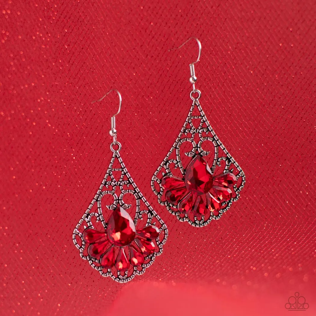 Exemplary Elegance - Red Earring