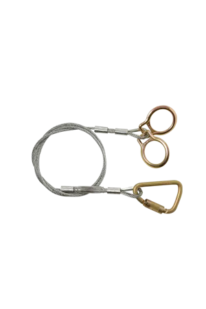 FallTech 84202D- Cable Carabiner Sling Anchor
