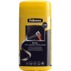 Fellowes Screen Cleaning Wipes - 100 pieces