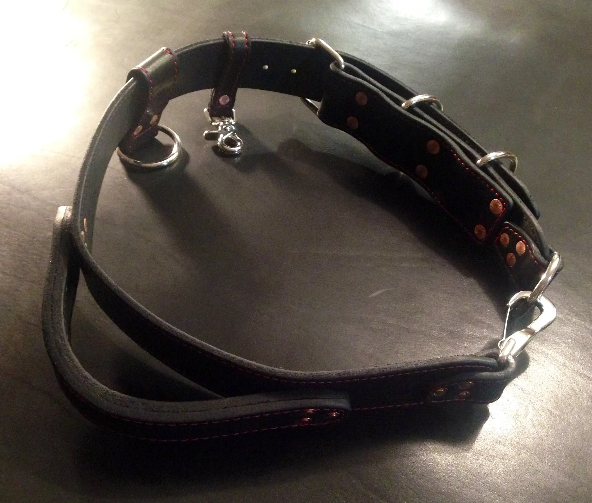 Fireman Leather Axe Belt