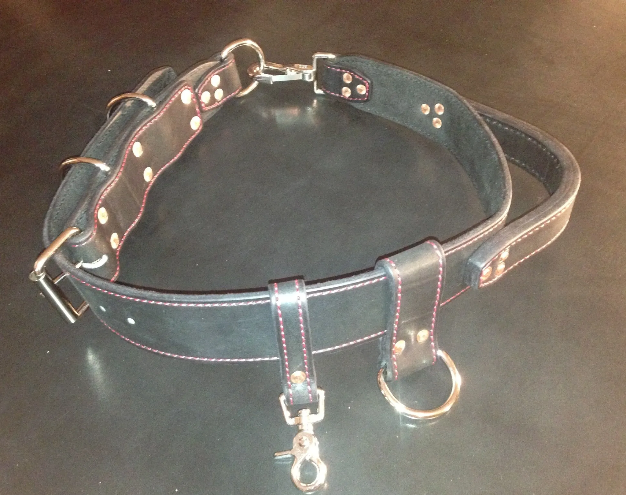 Fireman Leather Axe Belt